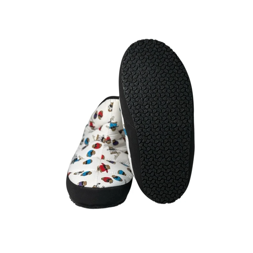 The North Face Nuptse Mules‎ Bears Print Kids Size 4 No Box